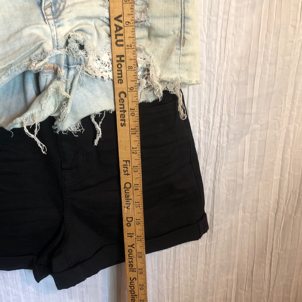 AMERICAN EAGLE lot of 2 denim shorts & Express size XS colorful tank top - Picture 14 of 15